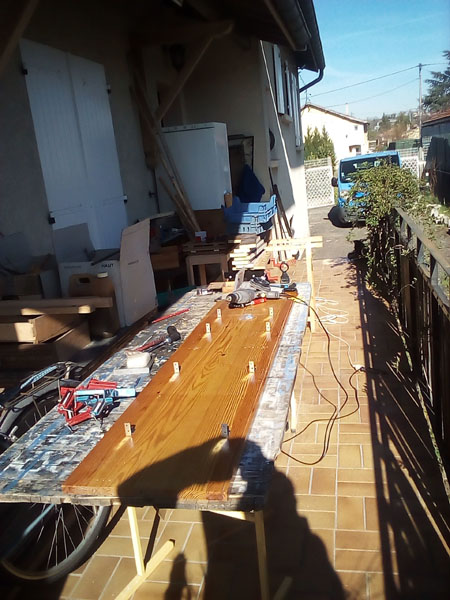 construction de rayonnage 4